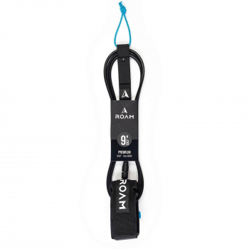 ROAM Surfboard Leash Premium 9.0 genou 7mm noir