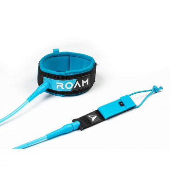 ROAM Surfboard Leash Premium 9.0 Rodilla 7mm Azul