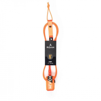 ROAM Surfboard Leash Comp 6.0 183cm 6mm Naranja