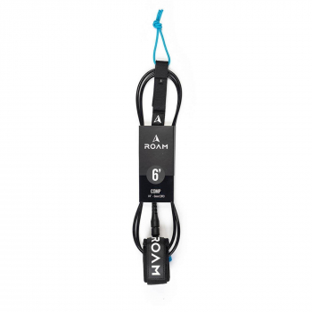 ROAM Leash pour planche de surf Comp 6.0 183cm 6mm noir