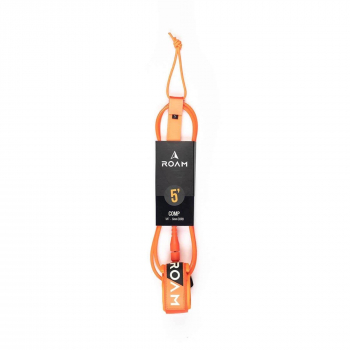 ROAM Surfboard Leash Comp 5.0 152cm 6mm Naranja