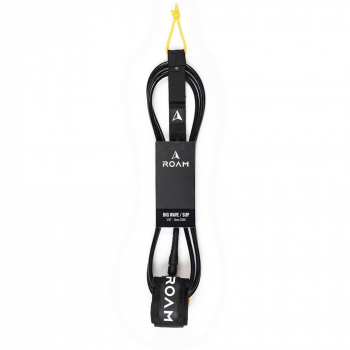 ROAM Leash pour planche de surf Big Wave SUP 7.0 8mm Noir