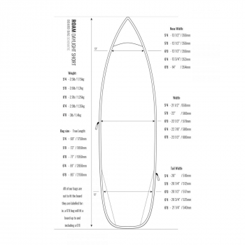 ROAM Boardbag Tabla de surf Daylight Shortboard 5.4