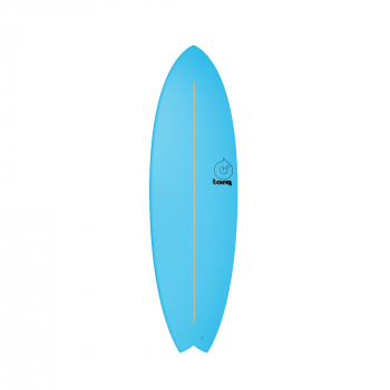 Surfboard TORQ Softboard 5.11 Mod Fish Blau