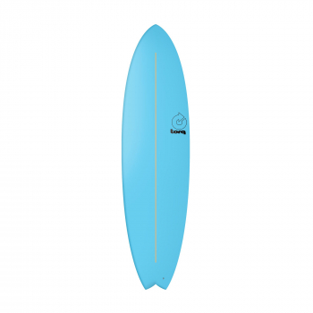 Surfboard TORQ Softboard 7.2 Mod Fish Blau