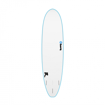 Surfboard TORQ Softboard 7.4 VP Funboard Blau