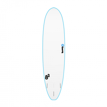 Surfboard TORQ Softboard 8.2 V+ Funboard Blau