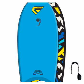 FLOOD Bodyboard Dynamx Stringer 37 Bleu Tribal II