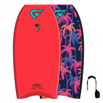 FLOOD Bodyboard Dynamx Stringer 40 Rouge Palm II