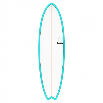 Surfboard TORQ Epoxy TET 6.6 Fish Blue Pinline