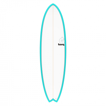 Surfboard TORQ Epoxy TET 6.10 Fish Blue Pinline