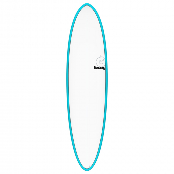 Surfboard TORQ Epoxy TET 7.2 Funboard Blue Pinline