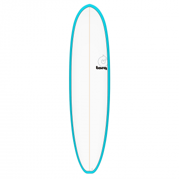 Surfboard TORQ Epoxy TET 7.8 V+ Funboard Blue Pinl