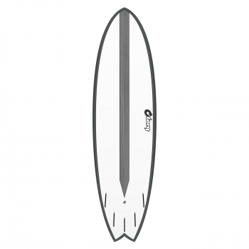 Surfboard TORQ Epoxy TET CS 6.6 Fish Carbon Gray