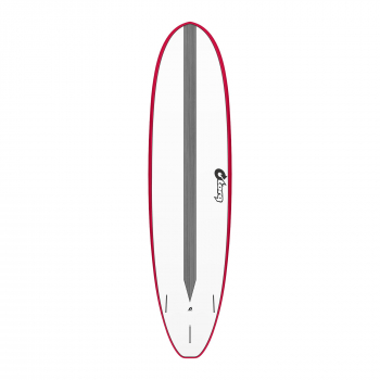 Surfboard TORQ Epoxy TET 7.4 VP Fun Carbon Red