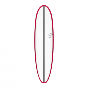 Surfboard TORQ Epoxy TET 7.4 VP Fun Carbon Red