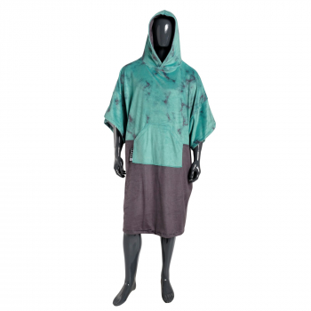 MDNS Change Robe Surf Poncho Unisize Teal Marble