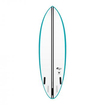 Surfboard TORQ TEC Multiplier 6.2 Rail Teal