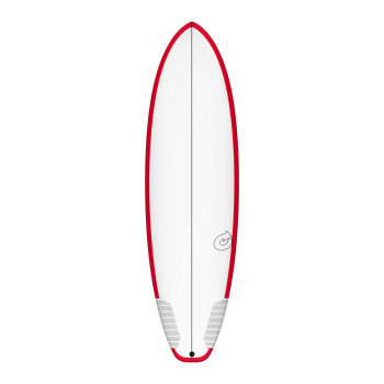 Surfboard TORQ TEC BigBoy23  6.10 Rail Red