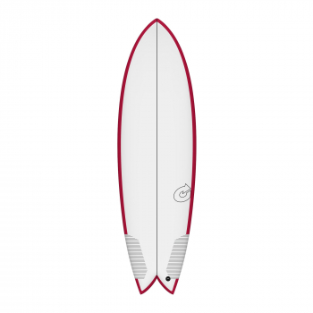 Surfboard TORQ TEC BigBoy Fish 6.10 Rail Berry