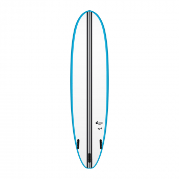 Surfboard TORQ TEC V+ 8.0 Rail Blau