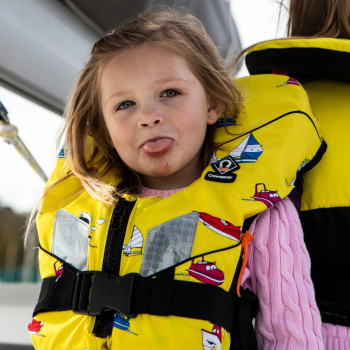 Crewsaver Euro 100N Chaleco sólido para bebés amarillo