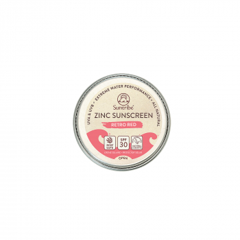 Suntribe All Natural Face & Sport Zinc Sunscreen SPF 30 10g RETRO RED