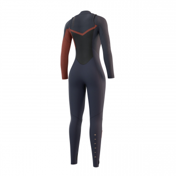 Mystic Traje de buceo Diva Double 3/2mm Cremallera frontal Mujer Azul noche