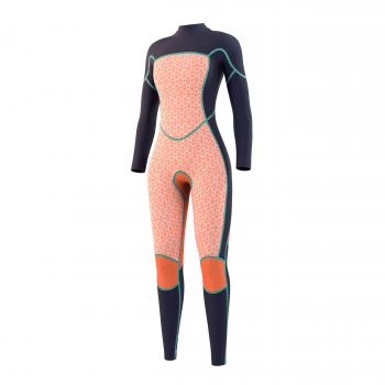 Mystic Diva Double Wetsuit 5/3mm Front Zip Women Black/Mint