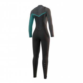 Mystic Diva Double Wetsuit 5/3mm Front Zip Women Black/Mint