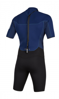 Traje de buceo corto de la marca Mystic 3/2 con cremallera trasera Flatlock Men Navy