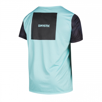 Mystic Majestic Manga Corta Quickdry Hombre Negro/Menta