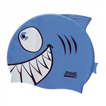 Zoggs Junior Character Silicone Schwimmkappe - Shark
