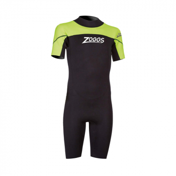 Zoggs Sea Ranger 1.5 Shorty Neoprenanzug Grün für Kinder