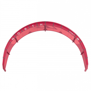 North KB Orbit Kite Sunset Red