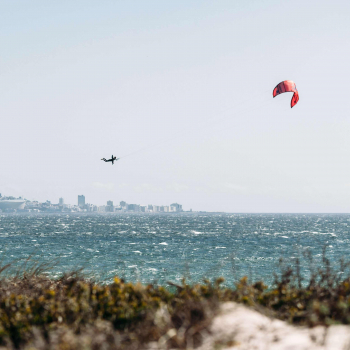 North KB Orbit Kite Sunset Red