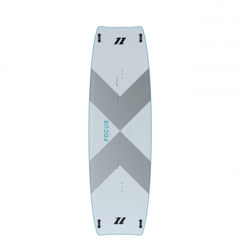 North KB Focus Carbon Twin Tip Board White