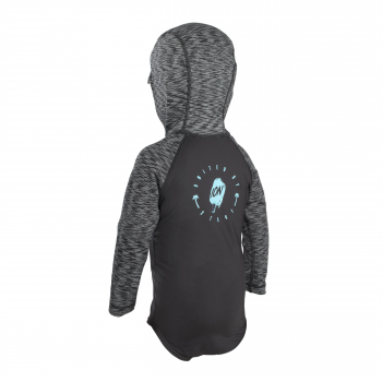 ION Toddler Hood Rashguard manches longues hommes black melange