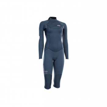 ION Element Muta da bagno sopra il ginocchio Manica lunga 4/3mm Back-Zip Donna Blu scuro