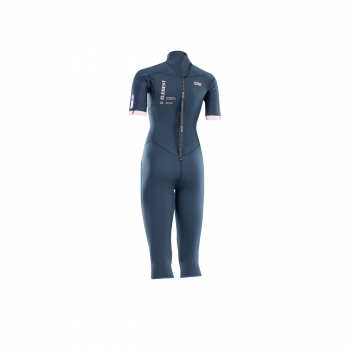 ION Element Overknee Neoprenanzug Kurzarm 3/2mm Back-Zip Frauen dark Blue