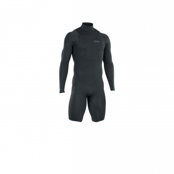 ION Element wetsuit shorty long sleeve 2/2 mm front zip men black