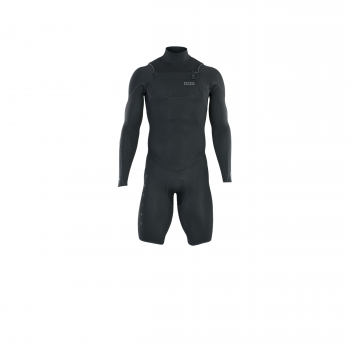 ION Element wetsuit shorty long sleeve 2/2 mm front zip men black