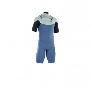 ION Element Neoprenanzug Shorty Kurzarm 2/2 mm Front-Zip Herren cascade-blau