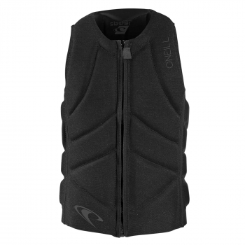 O'Neill Slasher Comp Gilet de protection contre les chocs Front-Zip Hommes Acidwash/Black