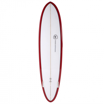 Surfboard VENON Uovo 7.6 Pinline Rosso