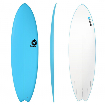 Planche de surf TORQ Softboard 6.6 Fish Blue