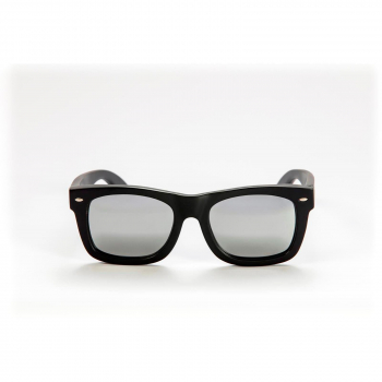 mawaii Sunglasses Bamboo Iraira Ao Black Silver