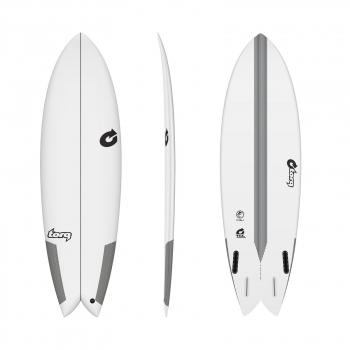 Planche de surf TORQ Epoxy TEC Quad Twin Fish 6.2