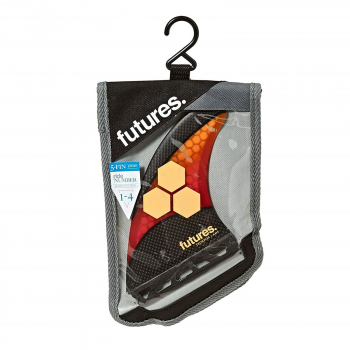 FUTURES Quad Thruster 5 Fin Set AM2 Techflex