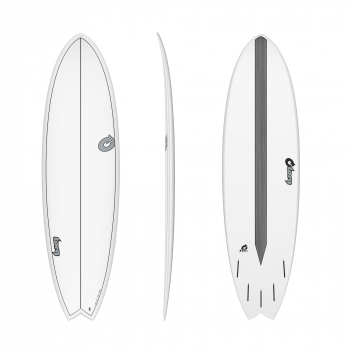 Tabla de surf TORQ Epoxy TET CS 6.6 MOD Fish Carbon